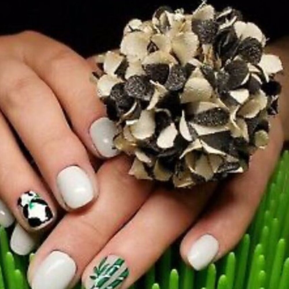 Kate Spade Black White Flower Floral Rose Gold Fabric Fun Cute Ring